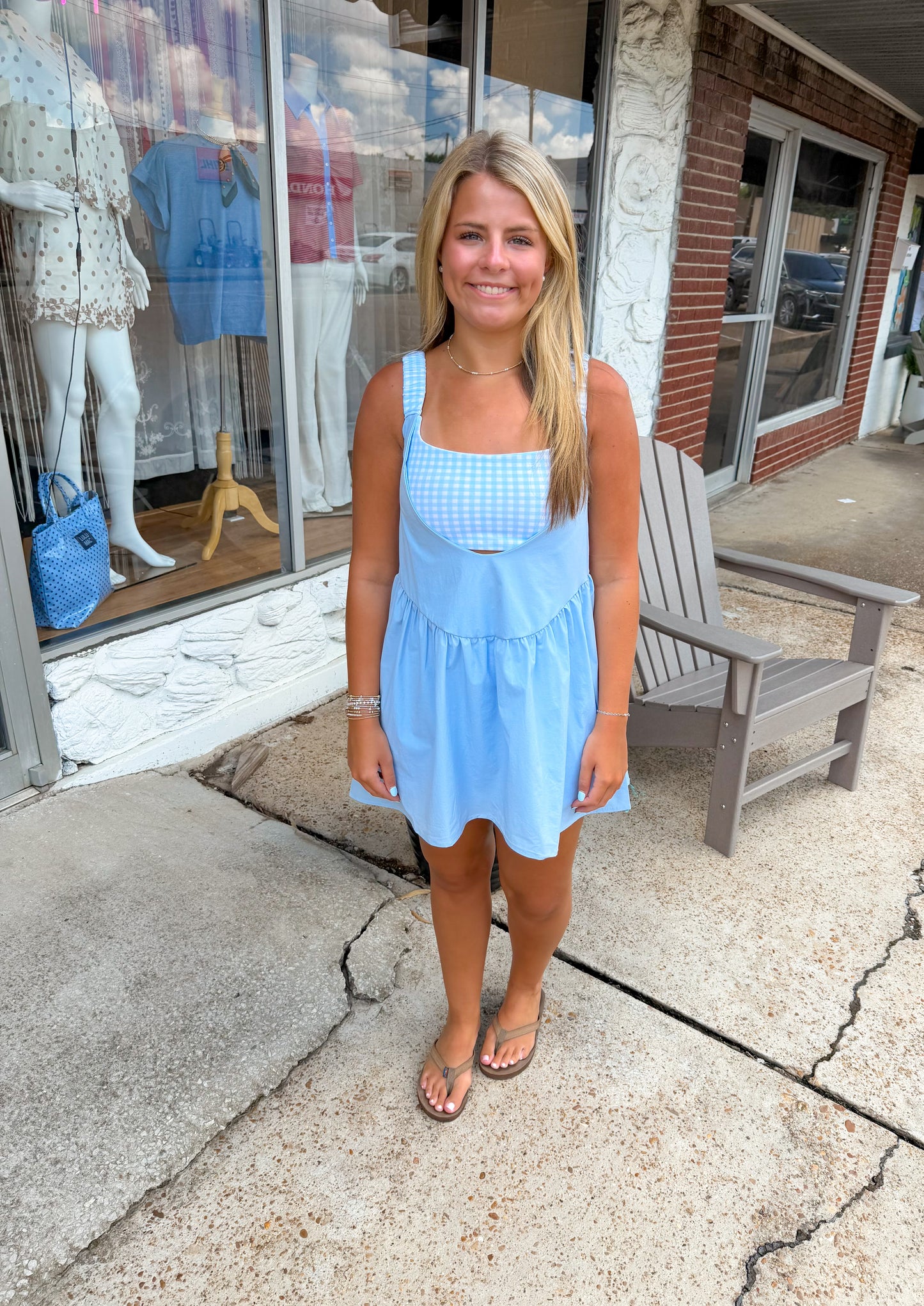 Gingham Dreams Active Dress (multiple colors)