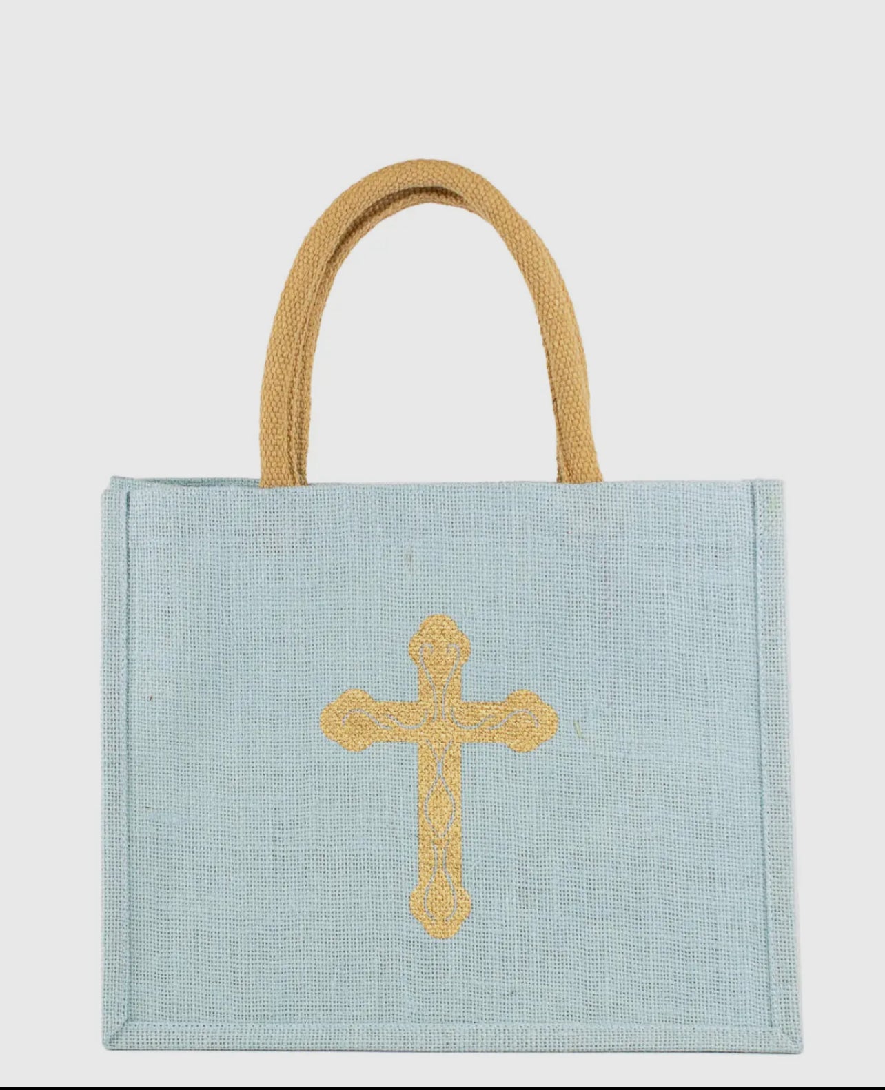 Cross Gift Tote Blue/Gold