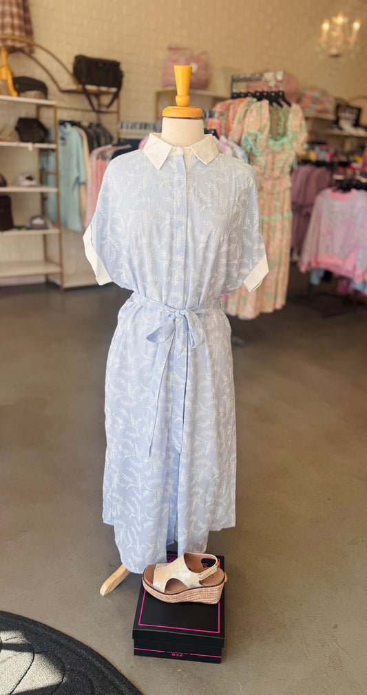 Heavenly Blue Dress-Plus