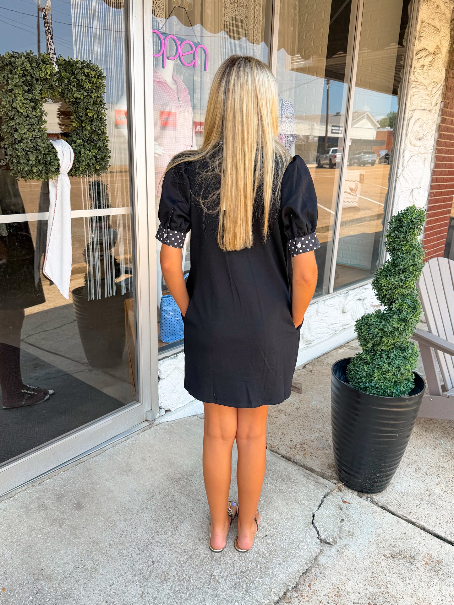 Classy Black Mini Dress