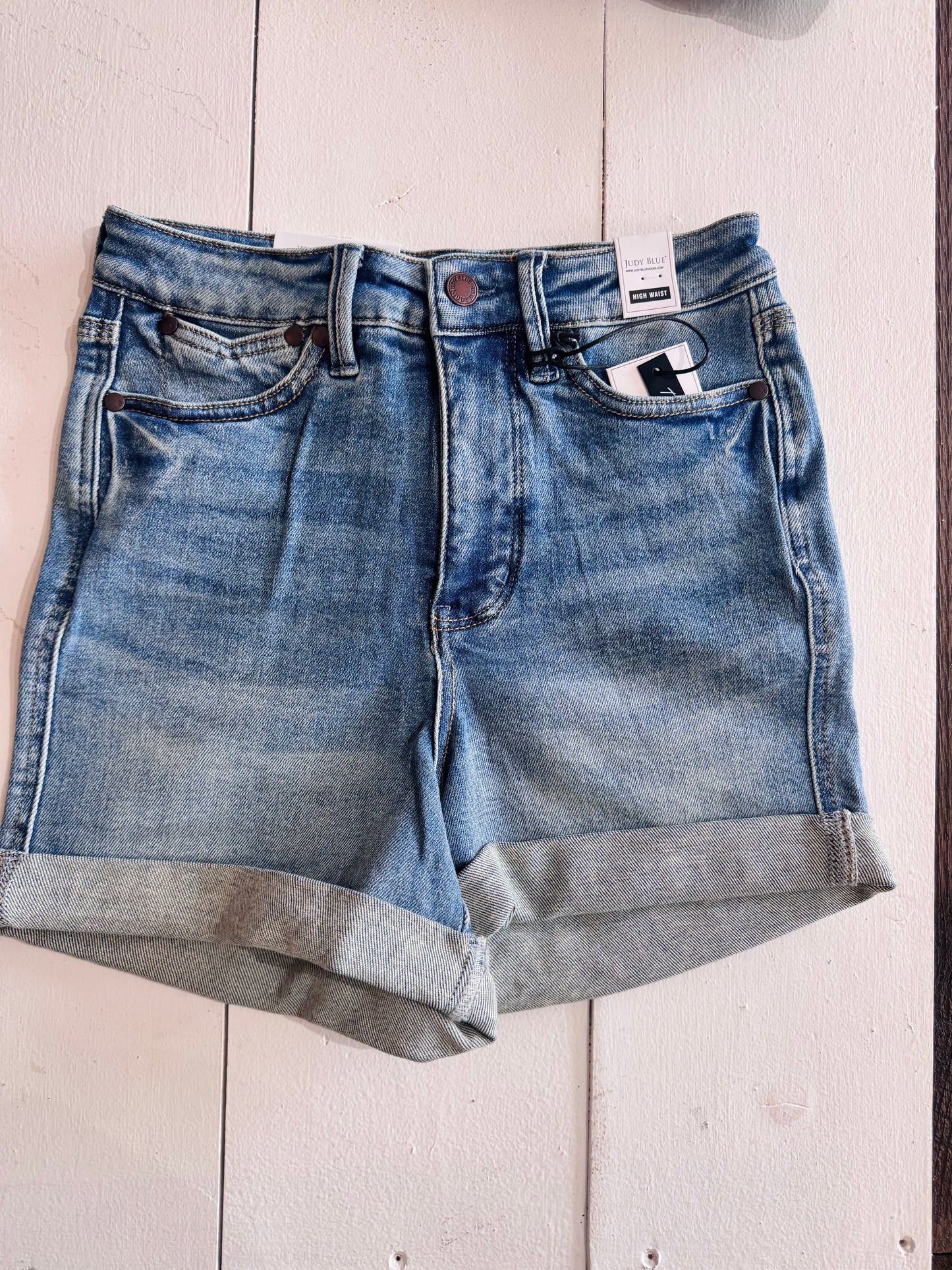 Light Wash Judy Blue Shorts