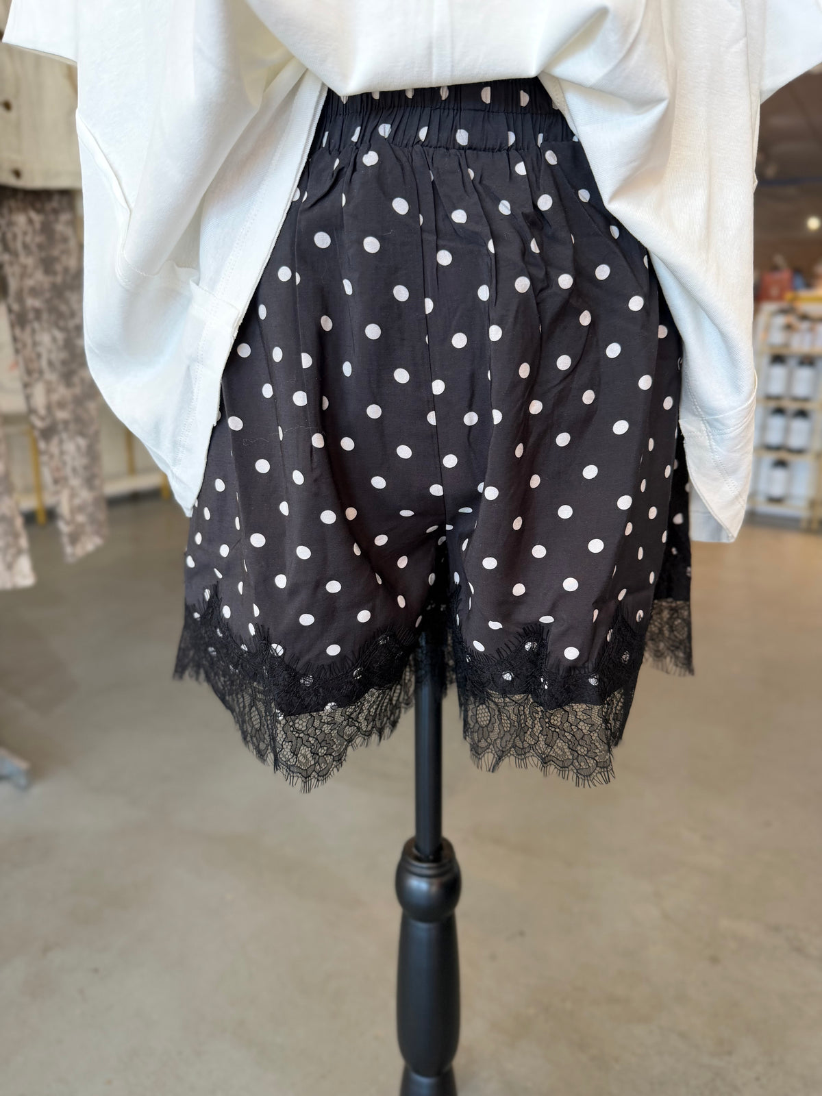 Lace and Dots Shorts