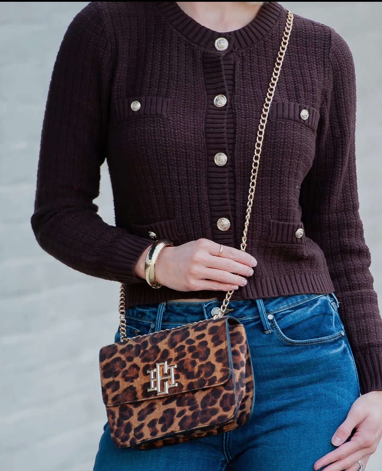 Rory Crossbody Spotted Saddle