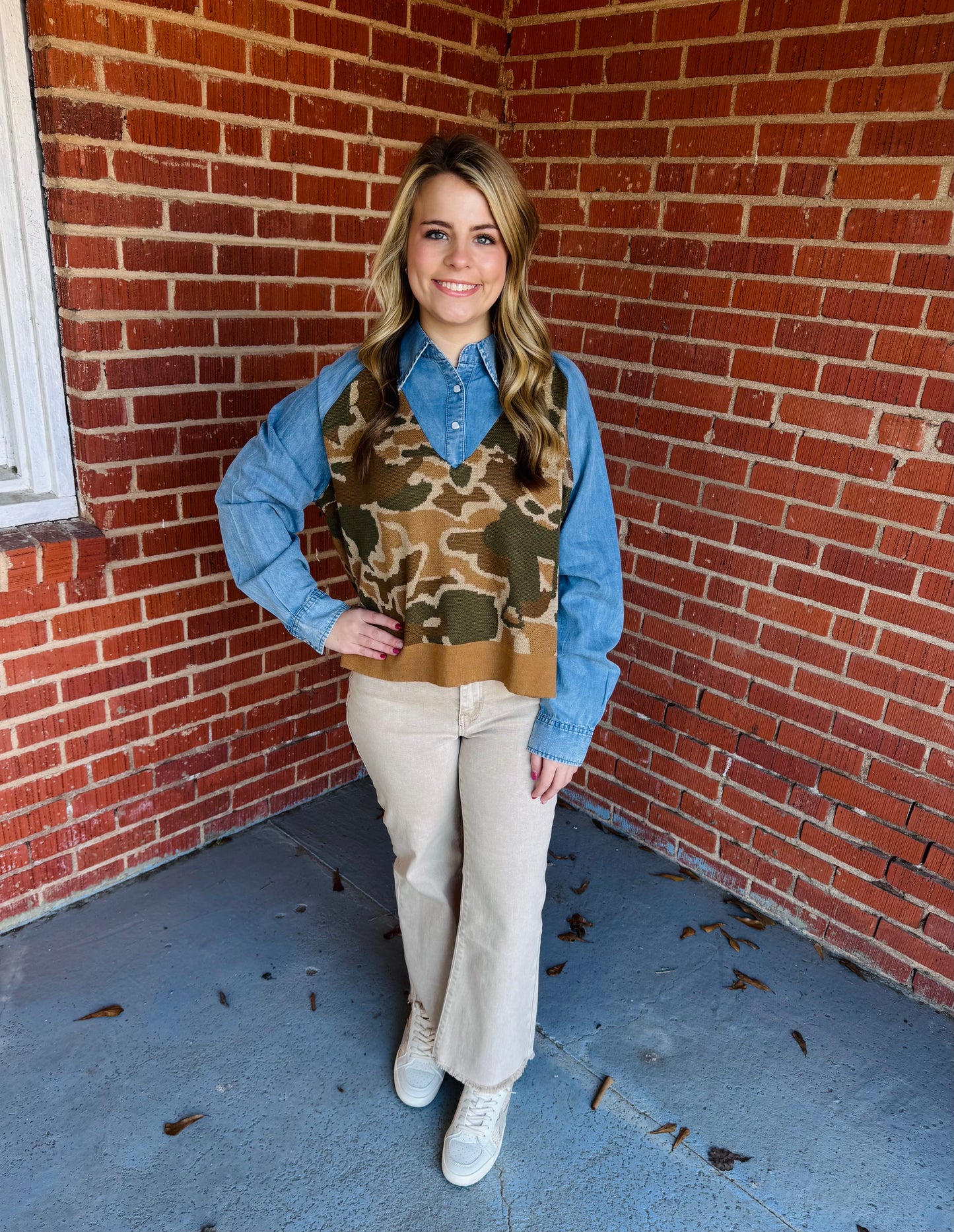 Backwoods Babe Camo Top