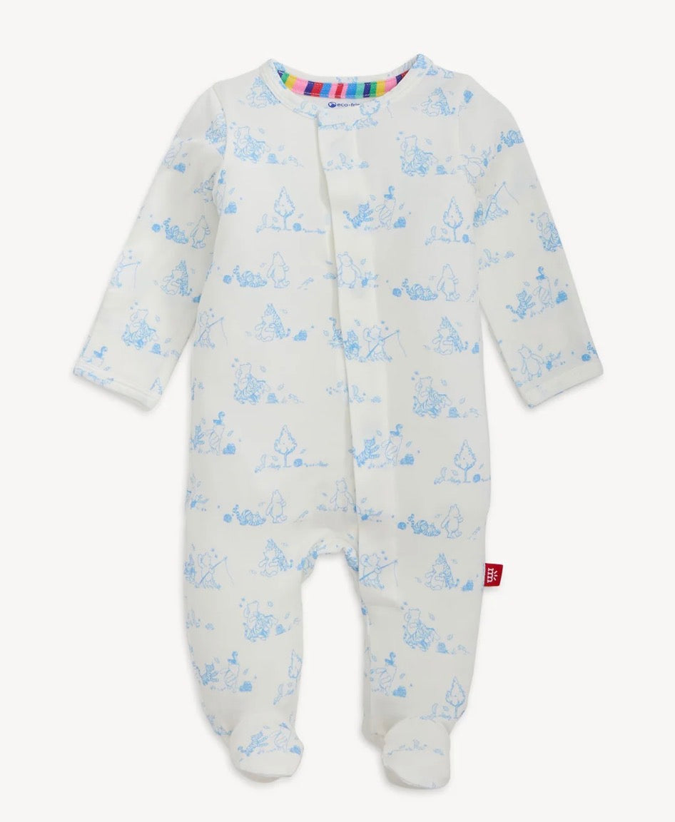 POOH IN THE WOODS FOOTIE