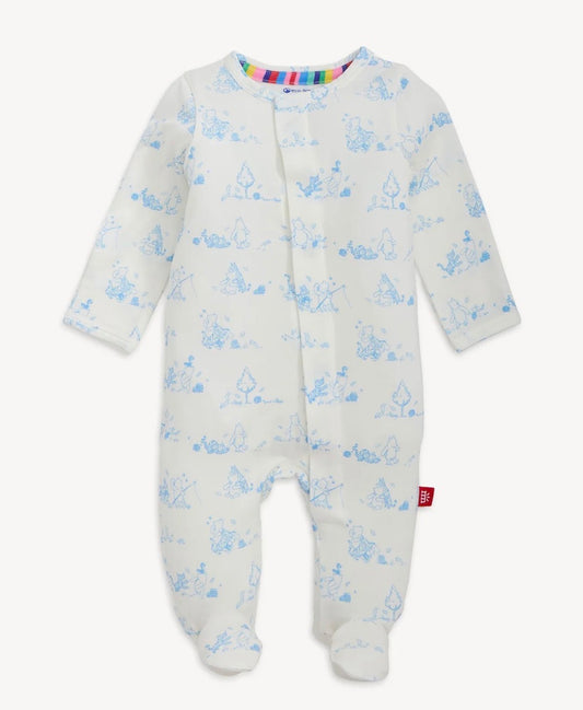 POOH IN THE WOODS FOOTIE