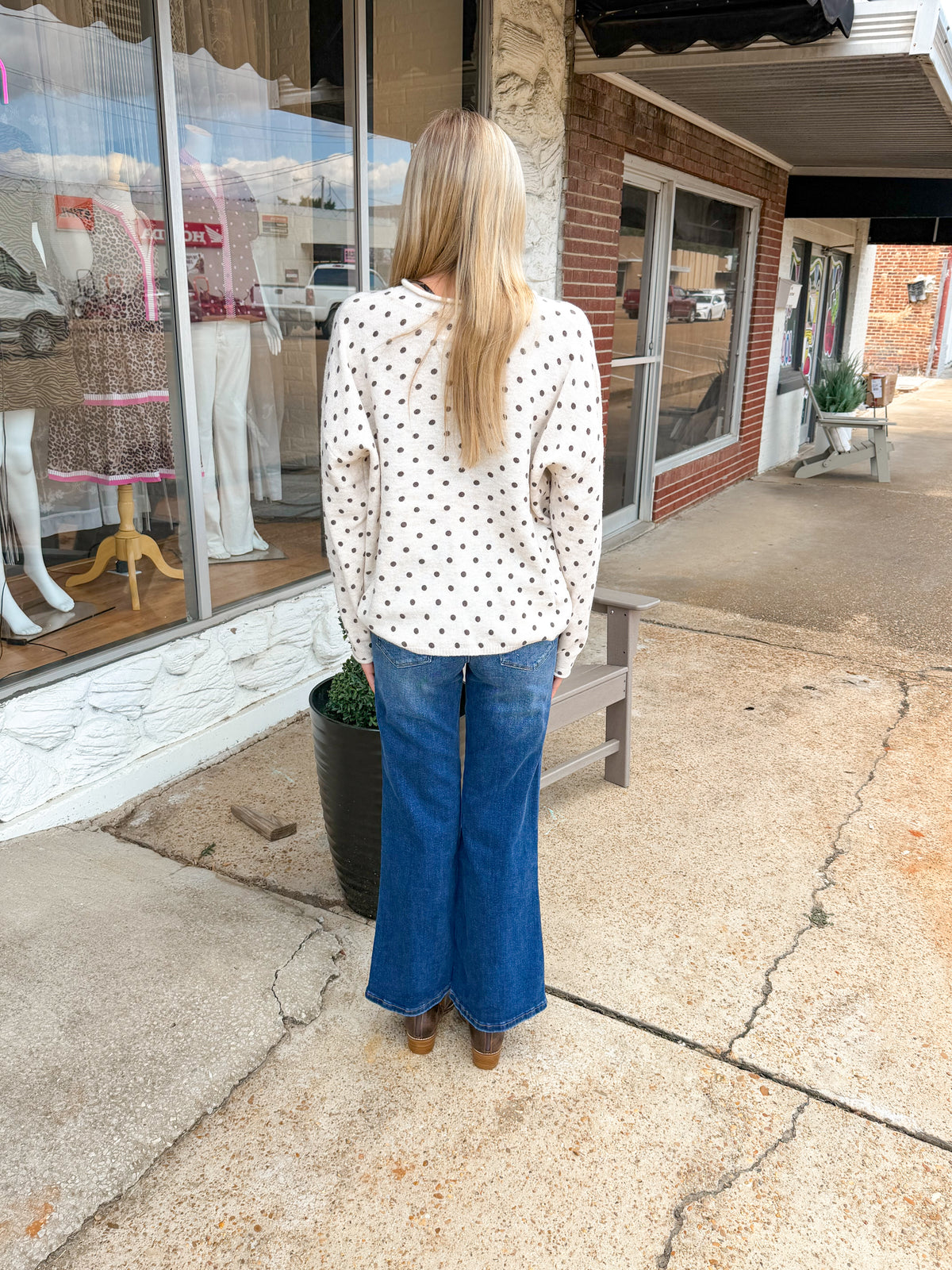 Dotted Days Sweater