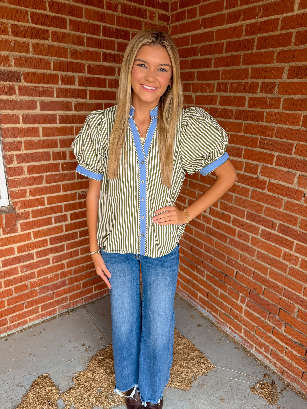 Holly Jolly Stripe Top