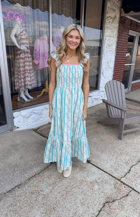 Charleston Bloom Maxi Dress