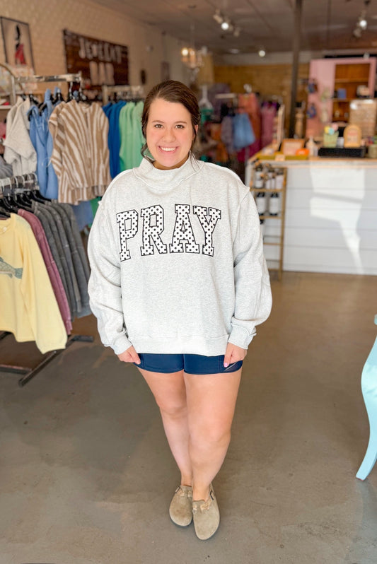 PRAY Mockneck Sweatshirt