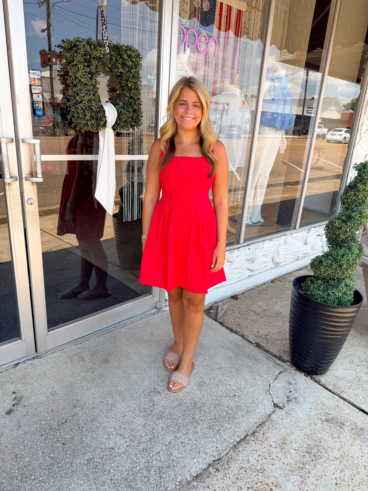 Red Hot Mini Dress