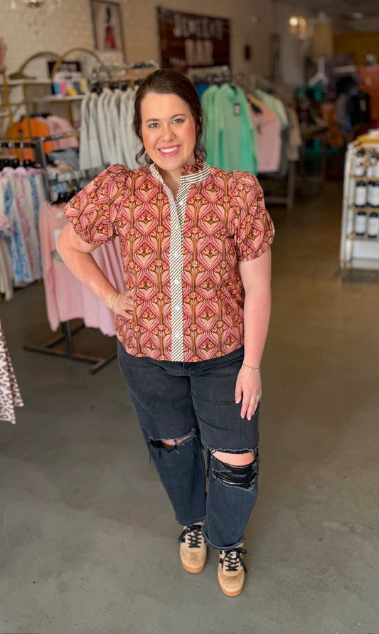 Autumn Sunset Top