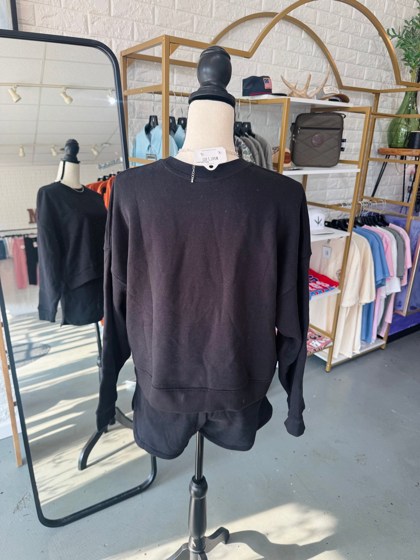 Sweatshirt and Shorts Set