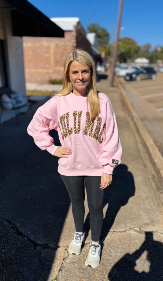 Pink Cheetah LuluMac Sweatshirt