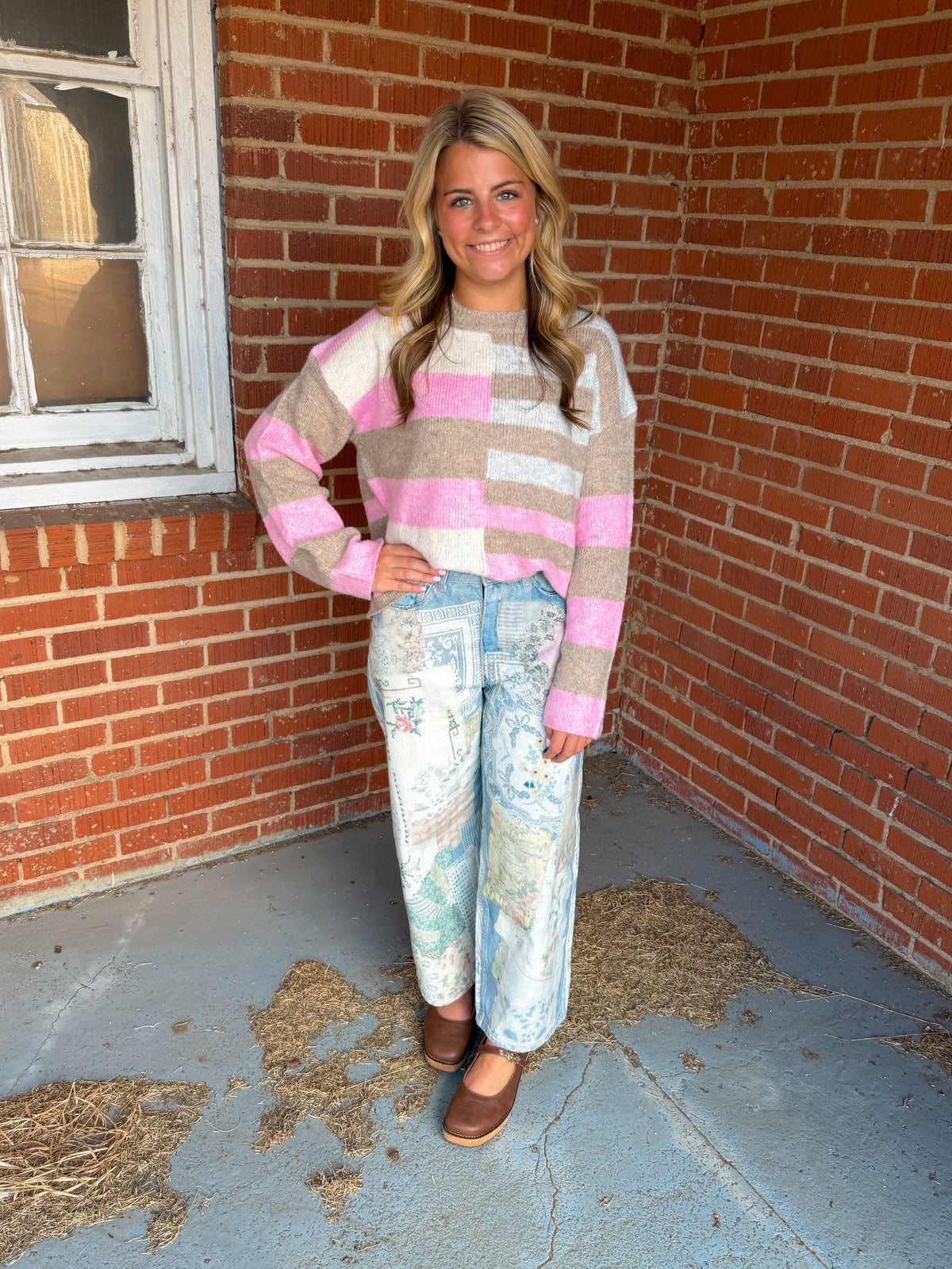 Sweetheart Stripes Sweater