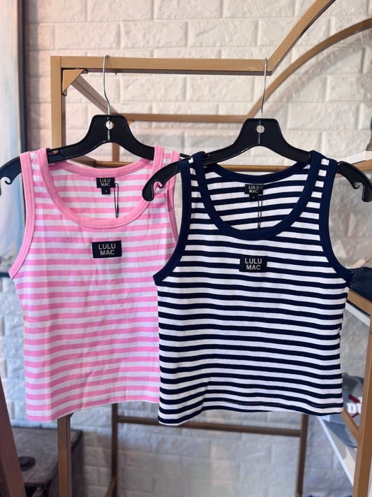 Stripe Lulu Mac Tank