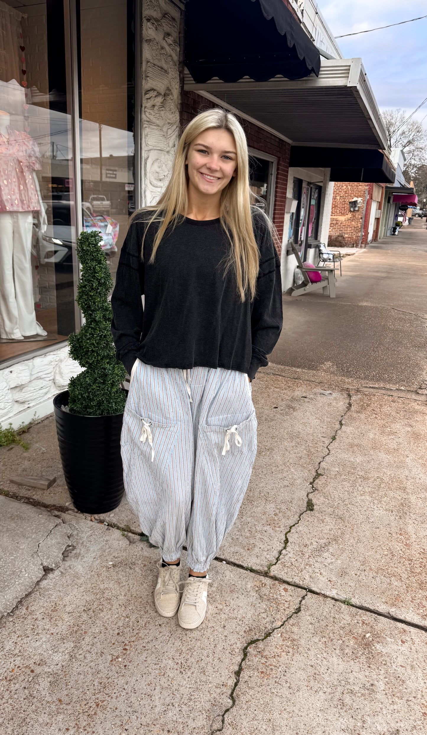 Cross Back Long Sleeve (multiple colors)