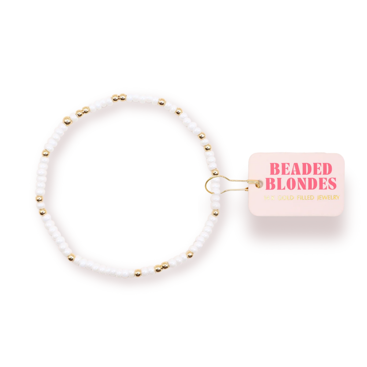 Luster White Sprinkle Bracelet (Kids)
