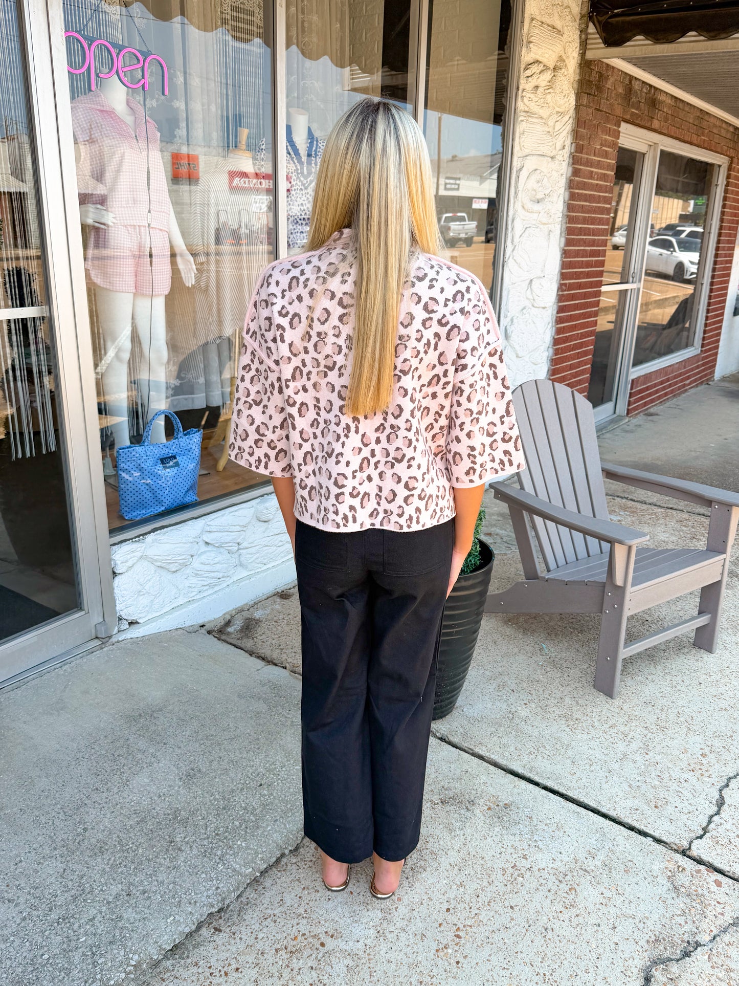 Pretty in Pink Cheetah Sweater