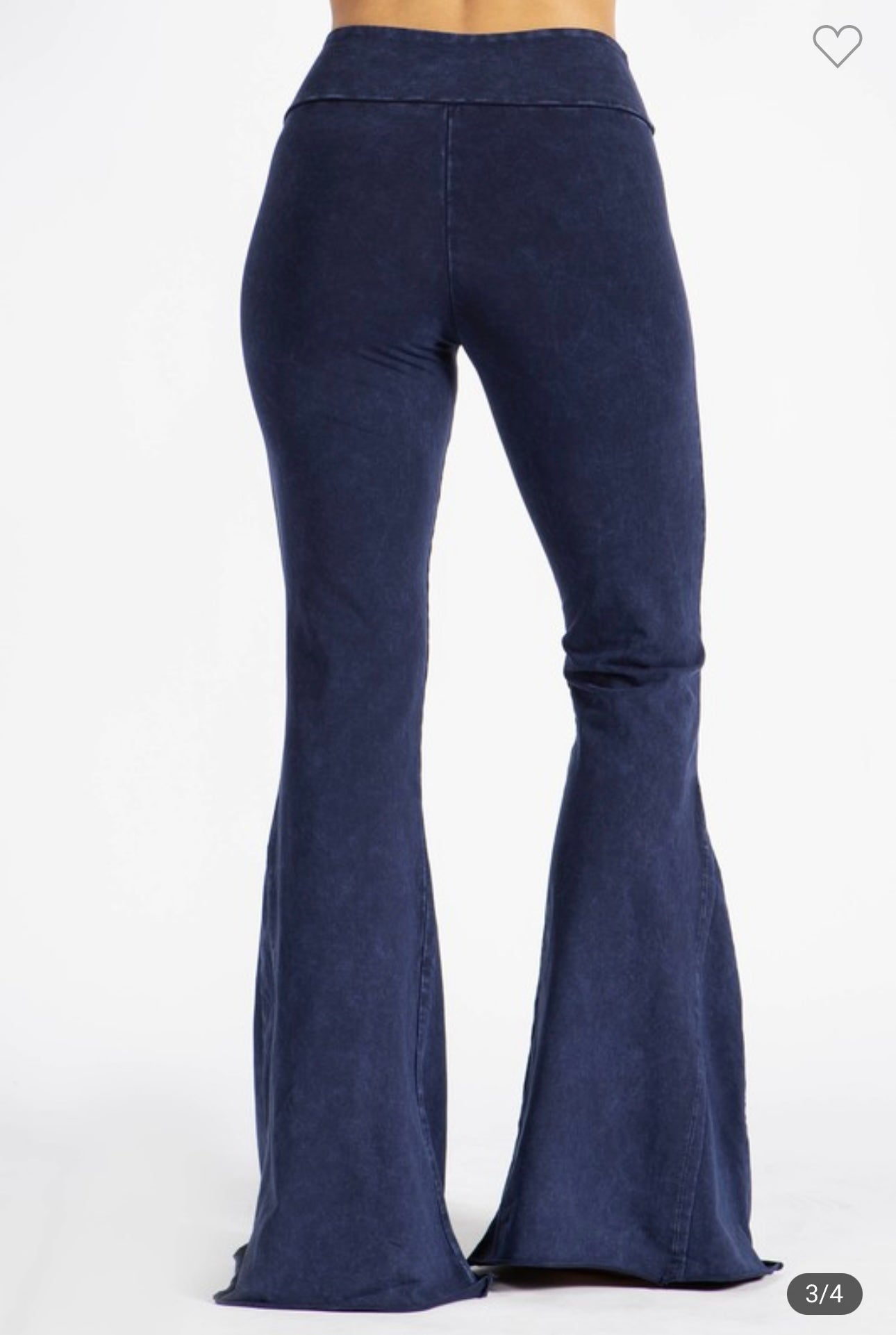 Electric blue flare pants