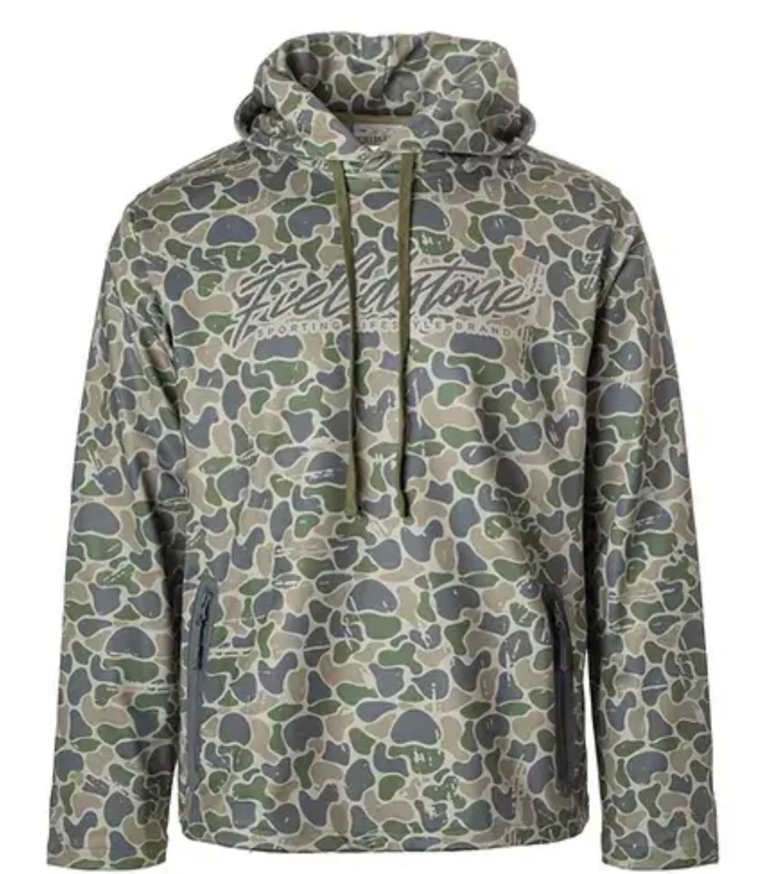 Backwoods Script Camo Hoodie