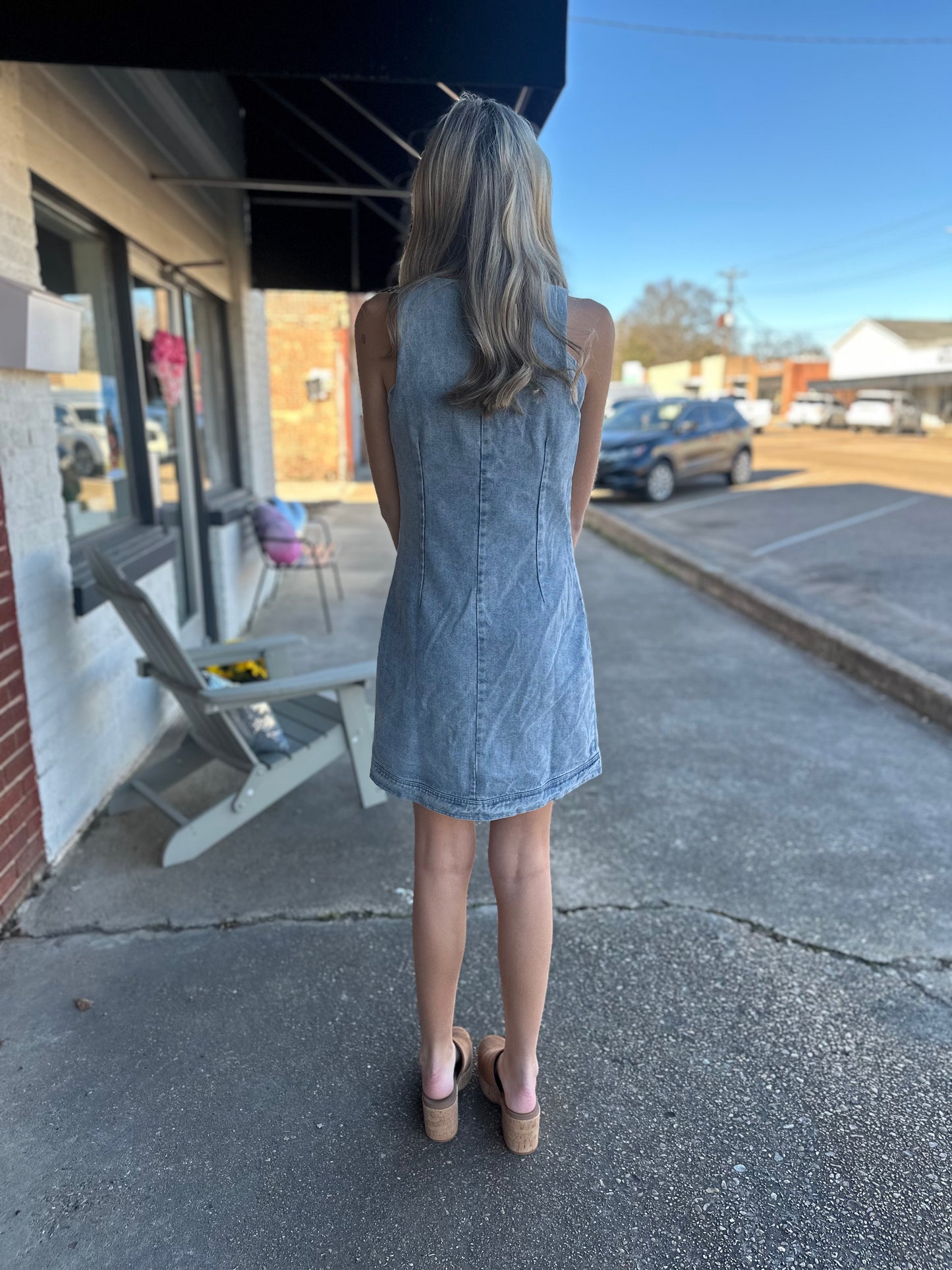 Lt denim dress