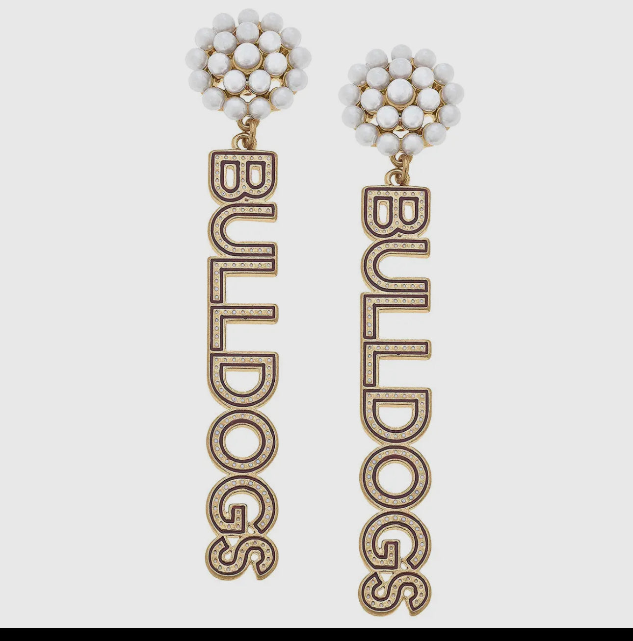 Bulldogs Earrings