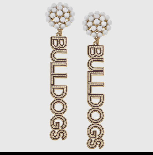 Bulldogs Earrings