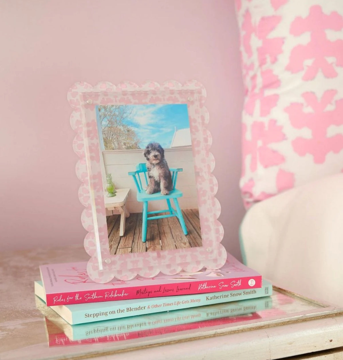Chintz Rose Acrylic Picture Frame