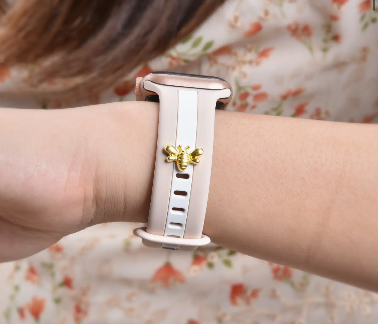 Watch silicone band/bee