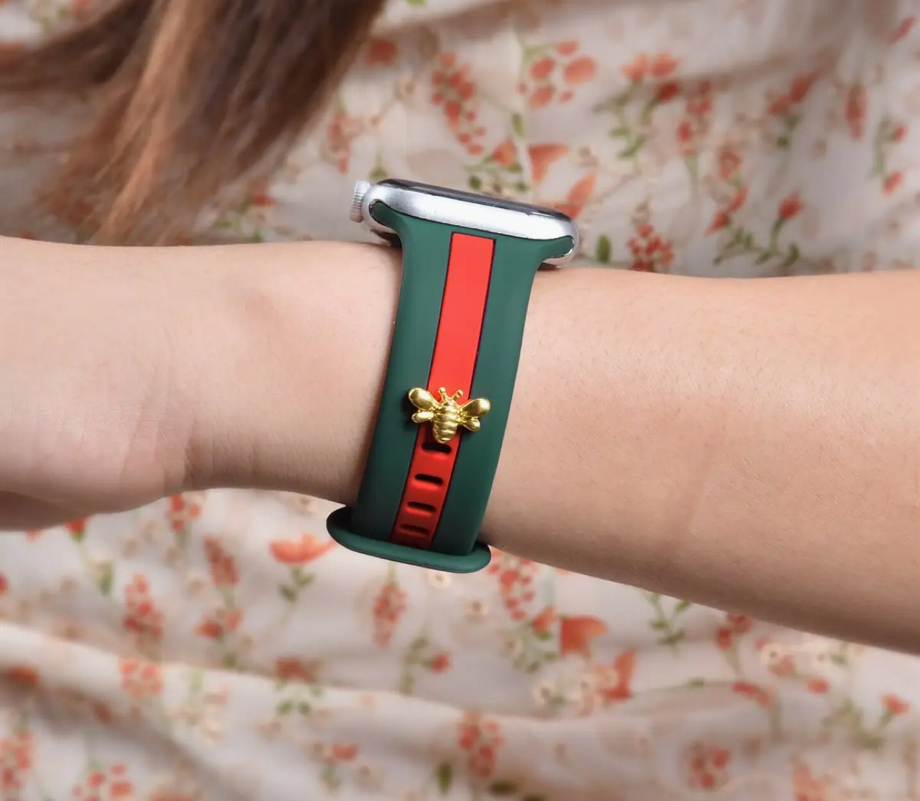 Watch silicone band/bee