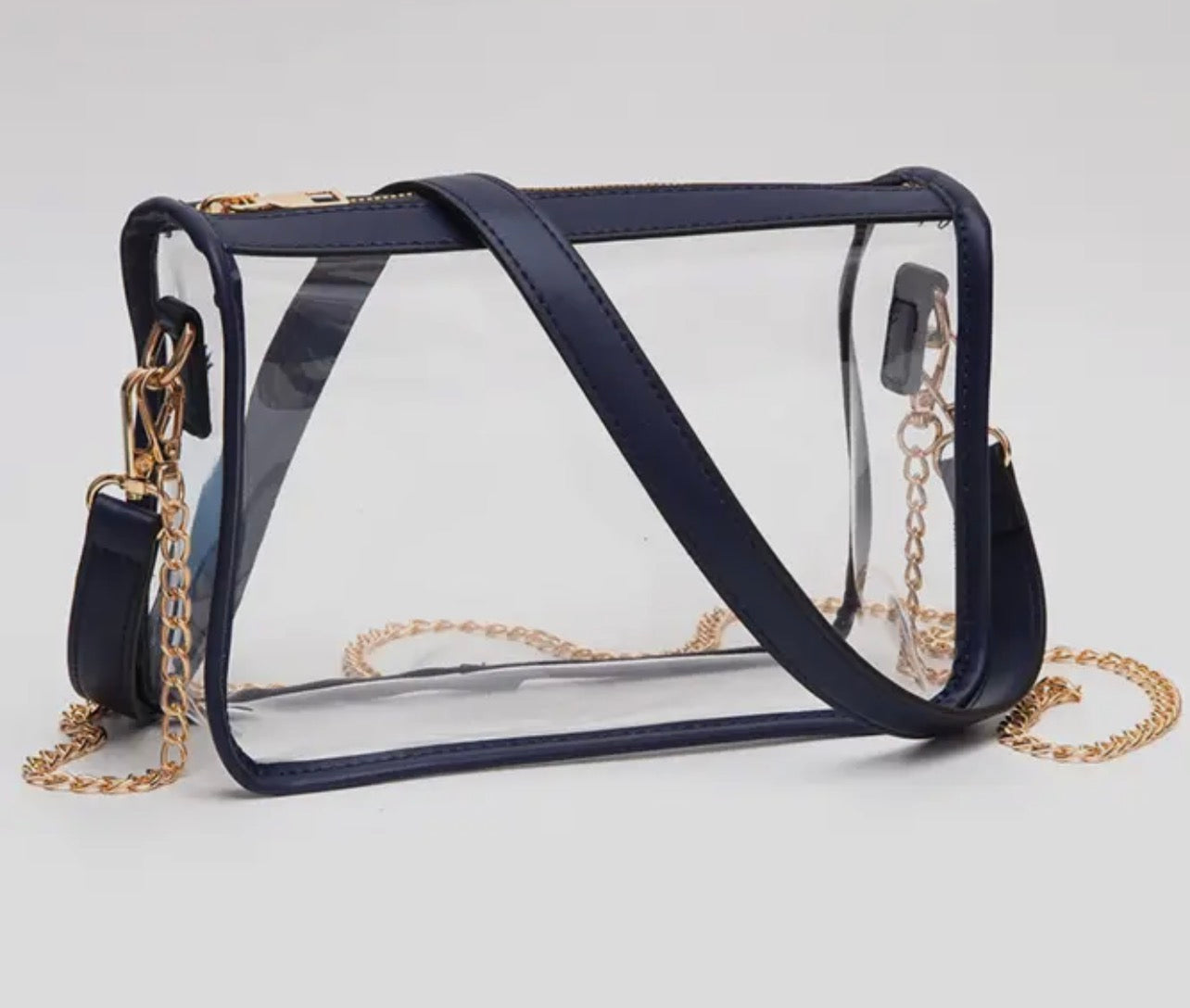 Clear Rectangle Stadium Purse (Multiple Colors)