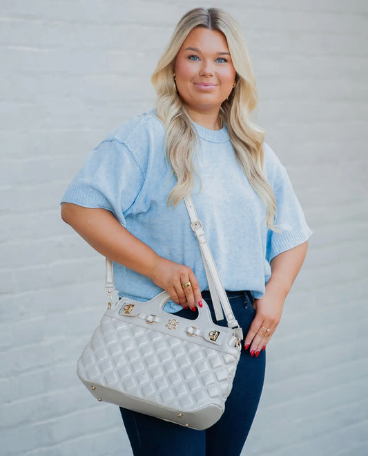 Savannah Handbag Pearl Hq