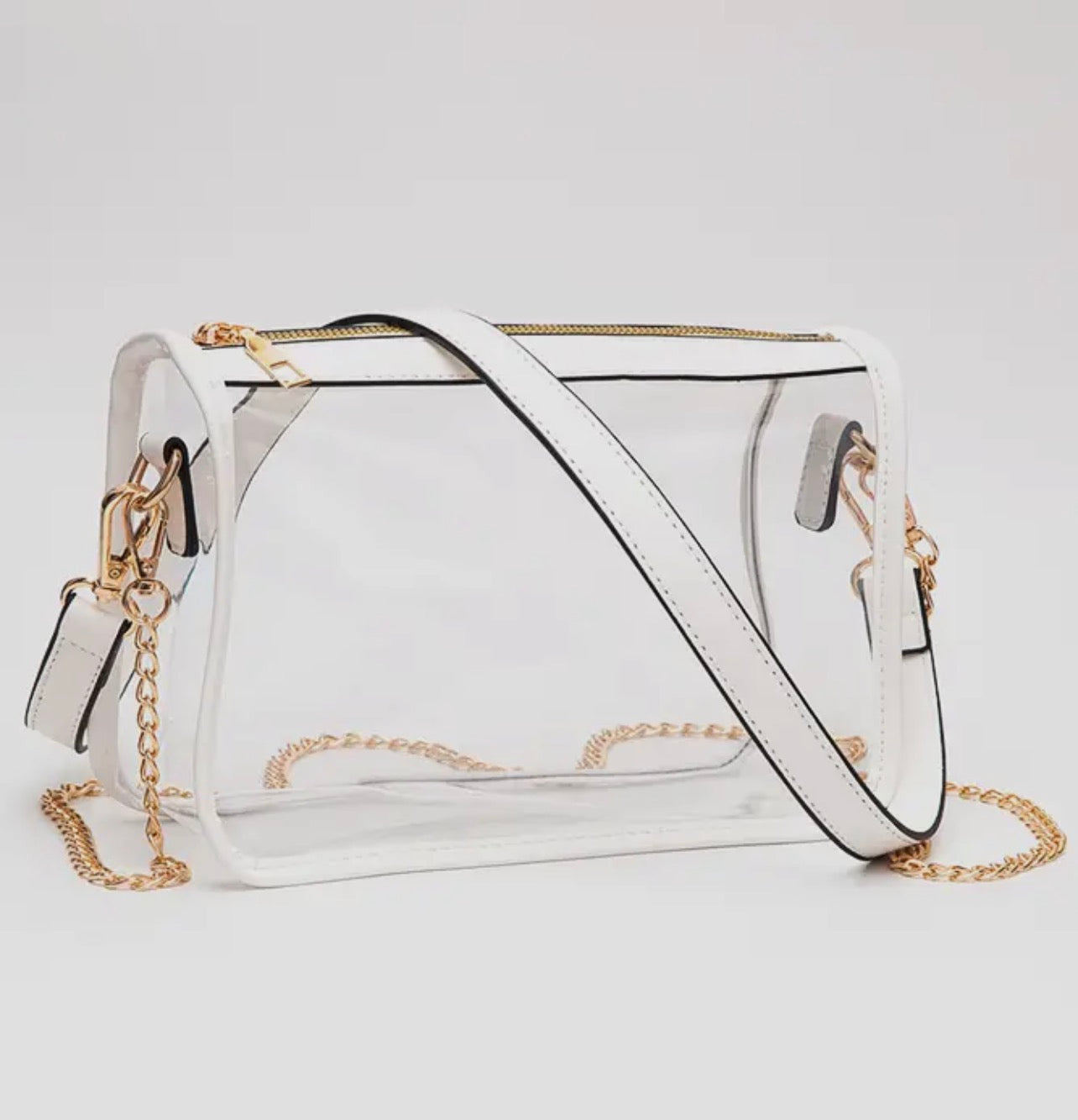 Clear Rectangle Stadium Purse (Multiple Colors)