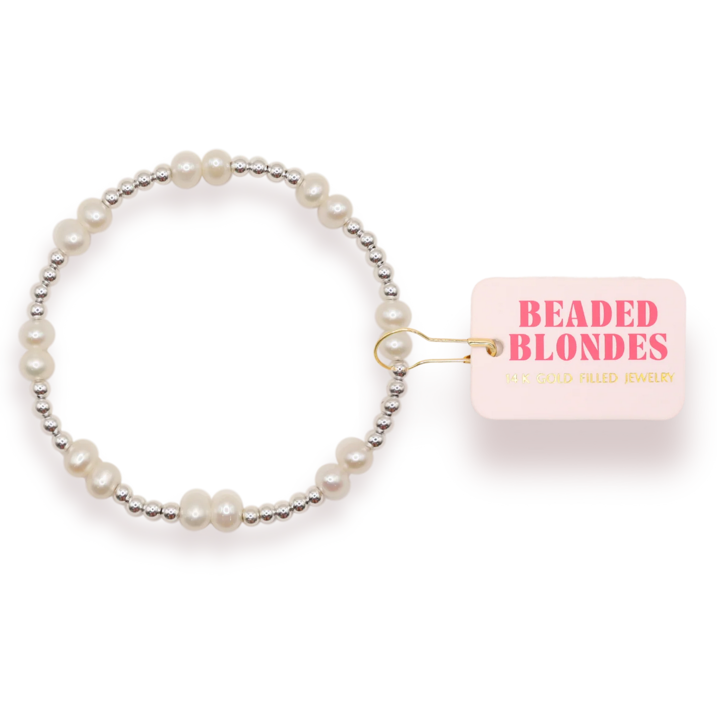 Coastal Pearl Silver Bracelet