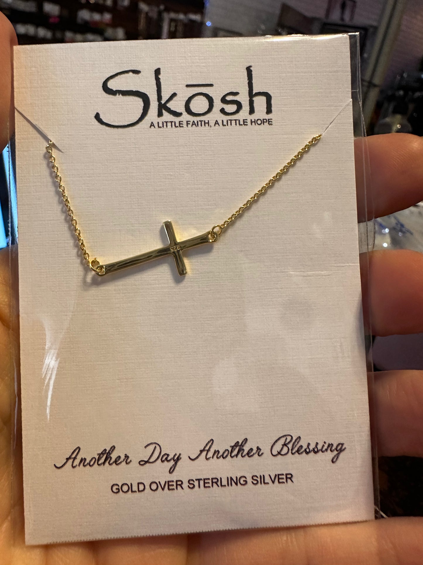 Skosh cross necklaces