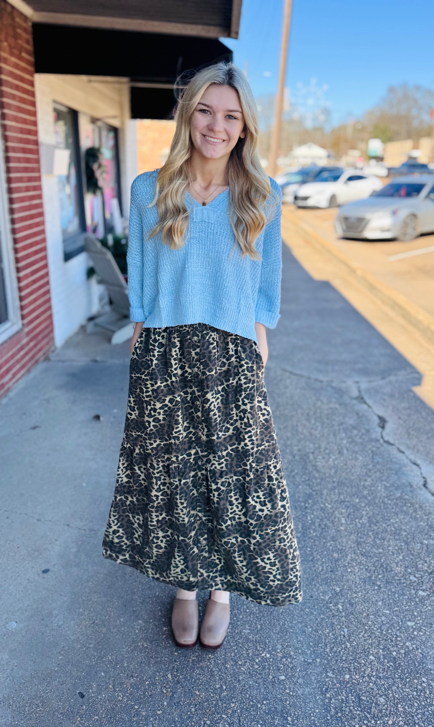 Hotty Toddy Blue Sweater