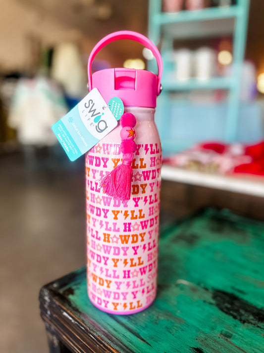 Howdy yall flip sip bottle 36oz