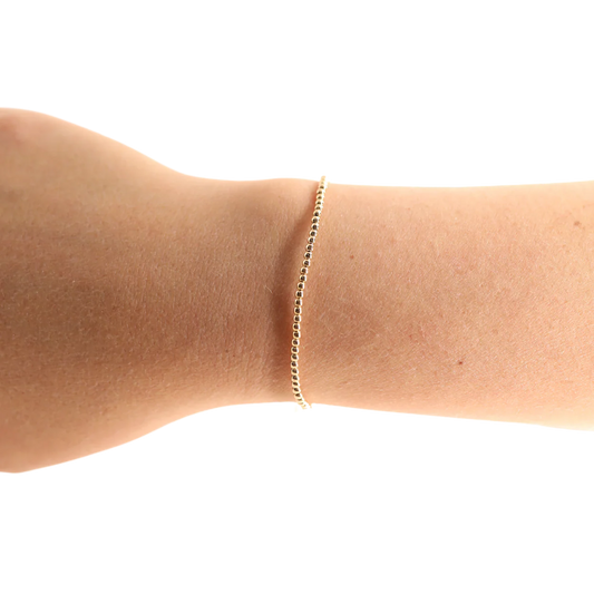 2mm Gold Bracelet- Kids