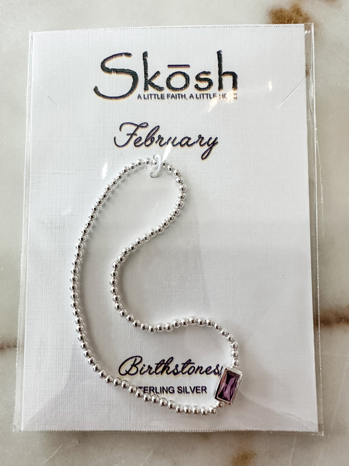 Skosh birthstone bracelets