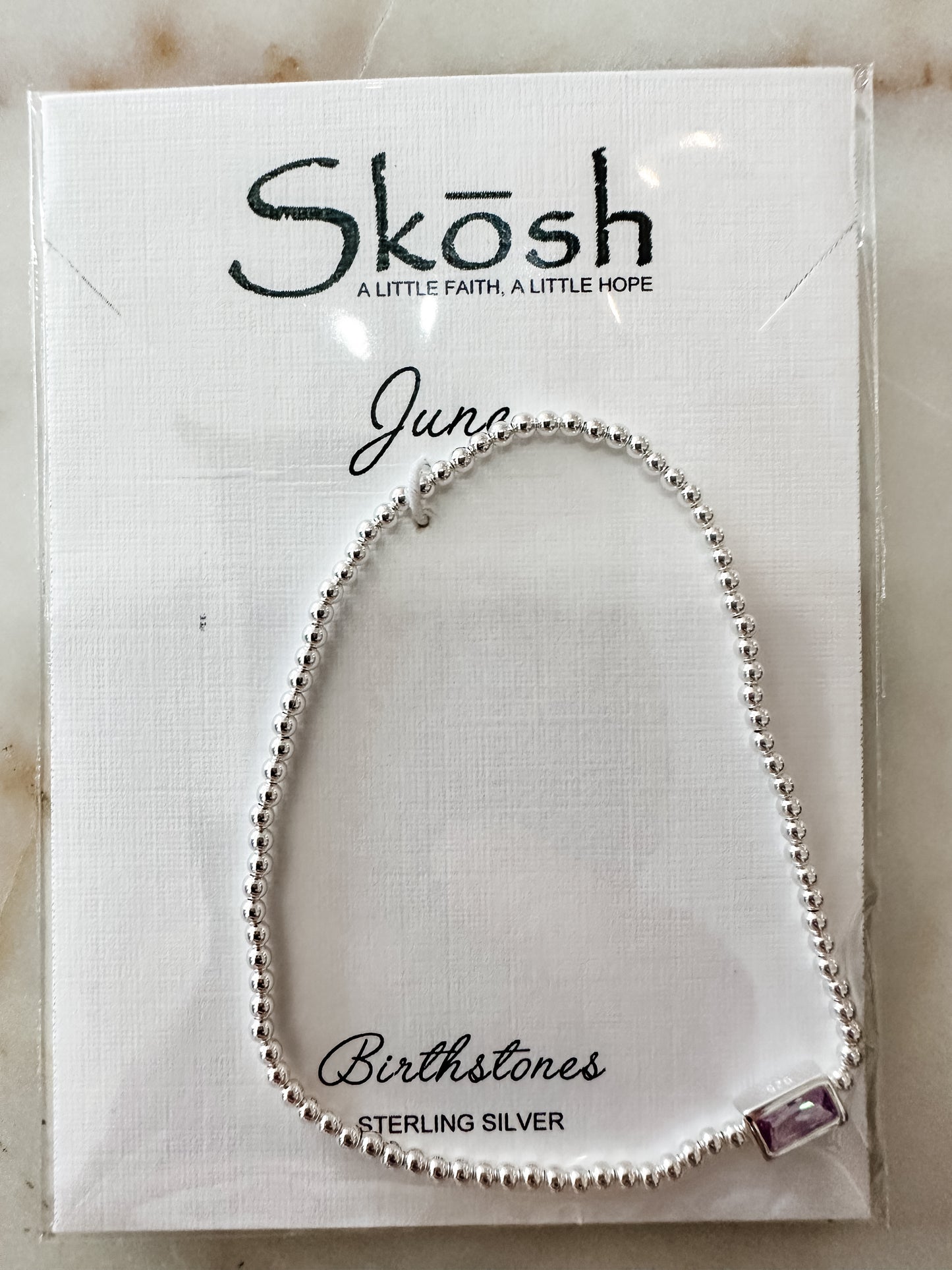 Skosh birthstone bracelets