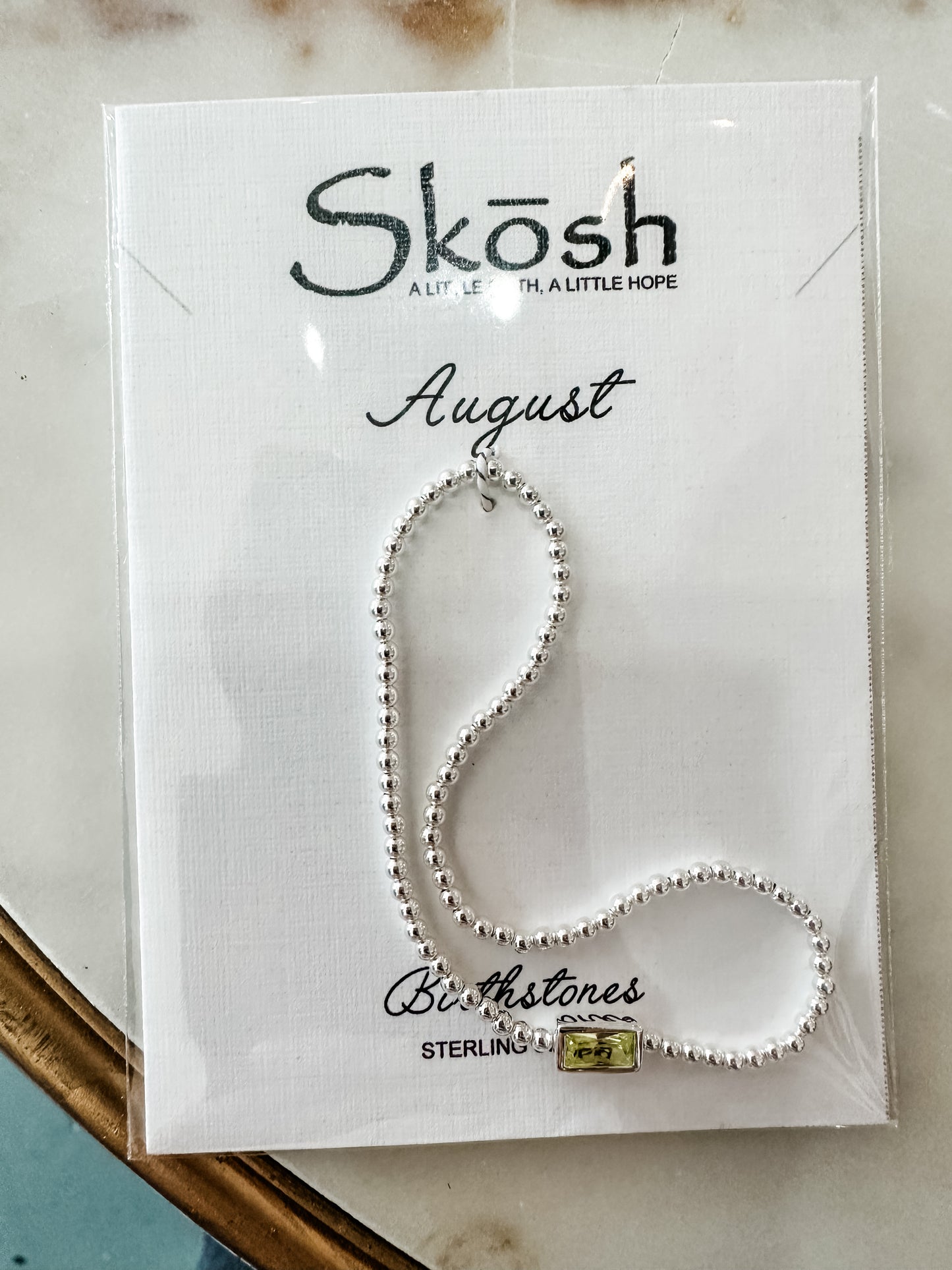 Skosh birthstone bracelets
