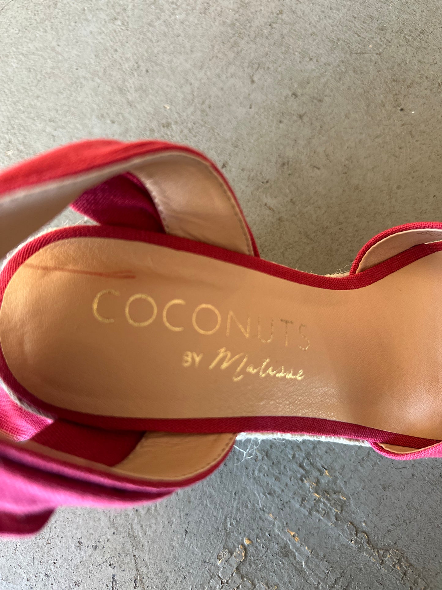 Bonaire cherry red wedge- Matisse