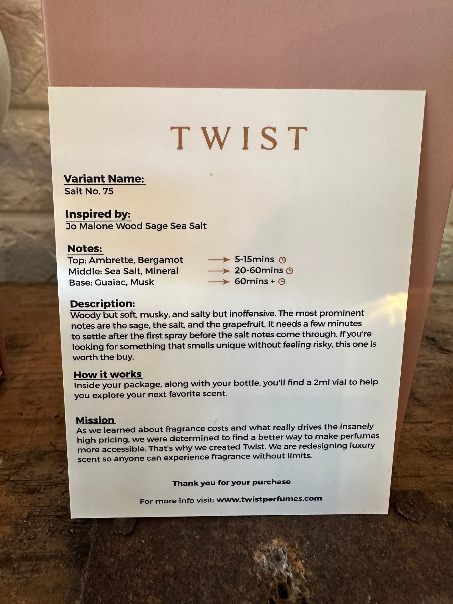 Twist Salt No. 75