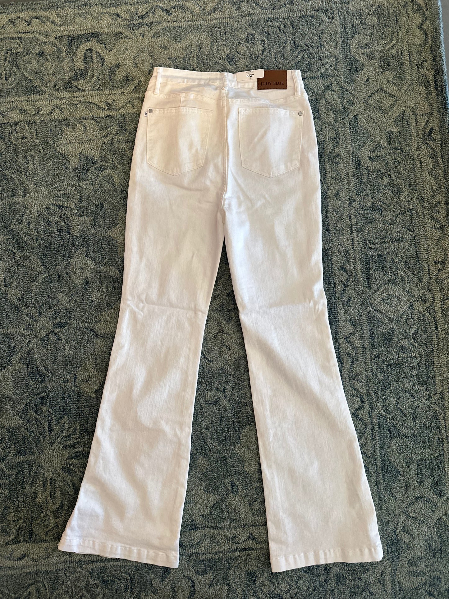 JB white denim boot cut