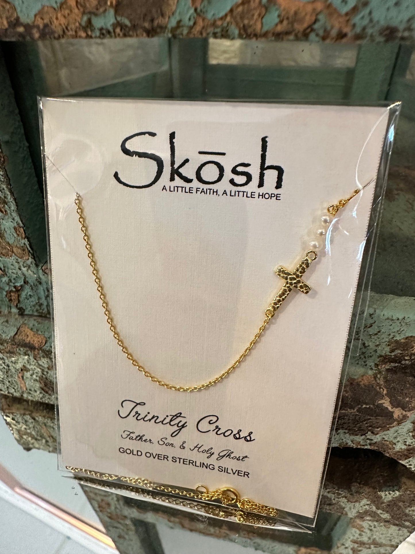 Skosh cross necklaces