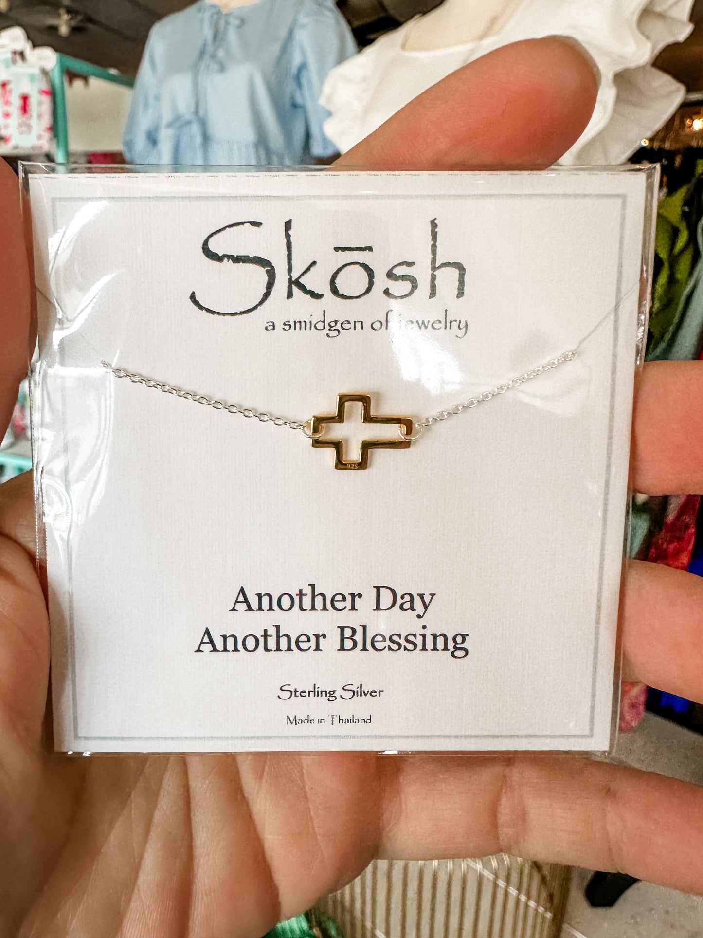 Skosh cross necklaces