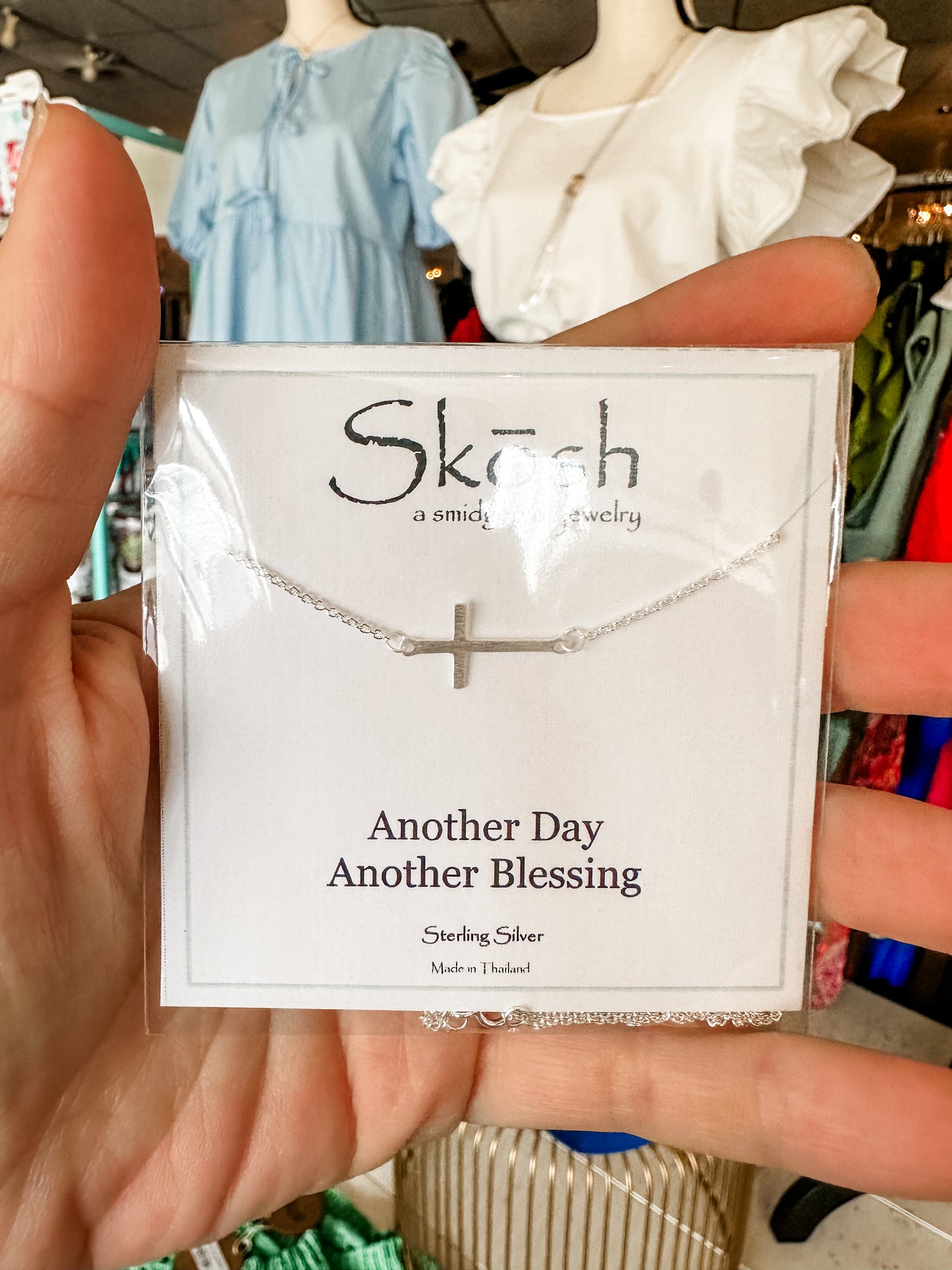 Skosh cross necklaces