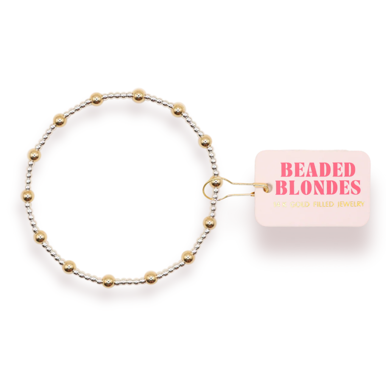 June Bracelet in Silver with Gold
