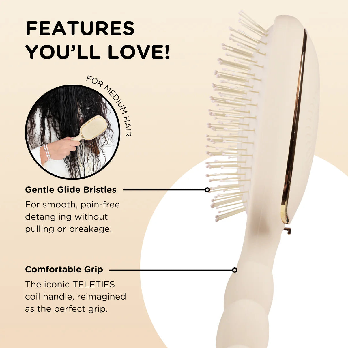 Teletie Detangler Hair Brush